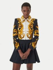 Versace Jeans Couture Marynarka 80HAS47P ES162 Kolorowy Slim Fit. Żakiety damskie Versace Jeans Couture, bez wzorów, z bawełny. Za 2,659.00 zł.