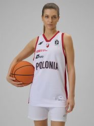 4F Koszulka meczowa replika domowa z sezonu 2025/26 damska 4F x Polonia Warszawa - biała L. Białe koszulki sportowe damskie 4f, l, bez wzorów, z dzianiny, bez kołnierzyka, bez ramiączek, na fitness i siłownię. Za 189.99 zł.