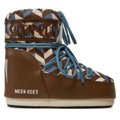 Śniegowce Moon Boot. Brązowe śniegowce i trapery damskie Moon Boot. Za 769.99 zł.