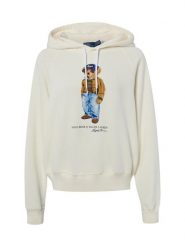 Polo Ralph Lauren bluza z kapturem Kobiety Bawełna biały, S. Białe bluzy damskie Polo Ralph Lauren, s, bez wzorów, z bawełny, z kapturem. Za 1,299.95 zł.