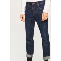 Jeansy slim fit - Selvedge Denim - Niebieski. Niebieskie jeansy męskie Reserved. Za 169.99 zł.