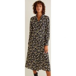 Mango - Sukienka Audrey. Szare sukienki damskie Mango, z tkaniny, casualowe, z długim rękawem. Za 199.90 zł.