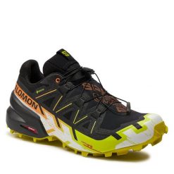 Buty do biegania Salomon. Czarne buty sportowe męskie Salomon, z gore-texu, bez zapięcia, do biegania, salomon speedcross, gore-tex. Za 559.99 zł.