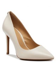 MICHAEL Michael Kors Szpilki Alina 40R4HNHP1L Écru. Szpilki damskie MICHAEL Michael Kors, bez wzorów, ze skóry, bez obcasa, bez zapięcia. Za 629.99 zł.