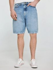 Szorty męskie jeansowe niebieskie Deneez 190. Niebieskie szorty męskie Big Star, m, bez wzorów, z jeansu, eleganckie. Za 179.99 zł.