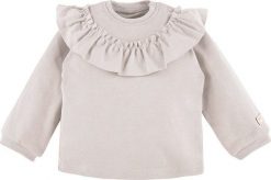 Eevi Bluza beżowa dresowa karczek dla dziewczynki Simply Comfy Eevi 74. Brązowe bluzy dla dziewczynek Eevi, bez wzorów, z dresówki, bez ramiączek, bez kaptura. Za 40.99 zł.