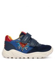 Geox Sneakersy B Ciufciuf Boy B655RB 0BC22 C4245 S Granatowy. Niebieskie buty sportowe chłopięce Geox, bez wzorów, ze skóry, bez zapięcia. Za 249.99 zł.