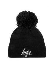 HYPE Czapka Bobble Script YVLR-709 Czarny. Czarne rękawiczki dziecięce Hype, bez wzorów, z materiału. Za 109.99 zł.