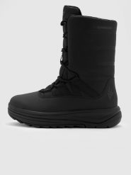 4F Buty zimowe śniegowce INUA z ociepliną Primaloft damskie - czarne 41. Czarne śniegowce i trapery damskie 4f, z gumy, przed kolano. W wyprzedaży za 299.99 zł.