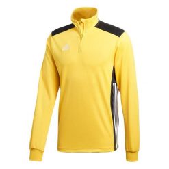 Regista 18 Training Bluza Piłkarska. Żółte bluzy sportowe męskie Adidas, xl, bez wzorów, bez kaptura, do piłki nożnej. Za 156.90 zł.