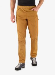 Spodnie wspinaczkowe męskie Edelrid Dojo Pants. Brązowe spodnie sportowe męskie EDELRID, l, bez wzorów, z bawełny, wspinaczkowe. Za 301.95 zł.