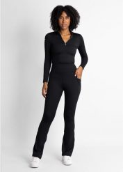 Damskie legginsy golfowe Ventura – Wysoki stan, modelujące, oddychające. Czarne legginsy damskie FLAIRWAY GOLF, m, bez wzorów, z materiału, z podwyższonym stanem, na fitness i siłownię. Za 255.00 zł.