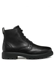 Geox Trzewiki U Spherica Ec7 U46FRC 00043 C9999 Czarny. Czarne botki męskie Geox, bez wzorów, ze skóry, bez zapięcia. Za 618.44 zł.