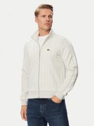 Lacoste Bluza SH1368 Kremowy Regular Fit. Białe bluzy męskie Lacoste, m, bez wzorów, z syntetyku, bez kaptura. Za 839.99 zł.