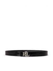 LAUREN RALPH LAUREN Pasek 412P18557001 Czarny. Czarne paski damskie Lauren Ralph Lauren, bez wzorów, ze skóry. Za 519.99 zł.