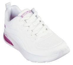 Buty sportowe damskie Skechers Bobs Vision Air. Białe obuwie sportowe damskie Skechers, bez wzorów, z materiału. Za 390.00 zł.
