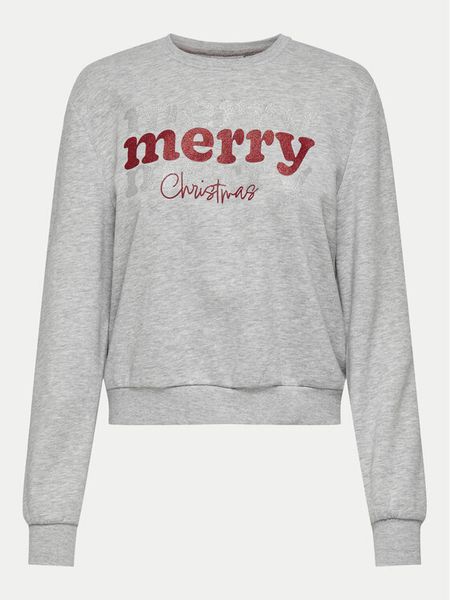 ONLY Bluza Nora 15331079 Szary Regular Fit. Szare bluzy damskie Only, xs, bez wzorów, z bawełny, bez kaptura. Za 69.99 zł.