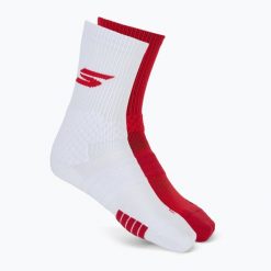 Skarpety męskie SKECHERS Select Terry Crew 2. Czerwone skarpety męskie Skechers, bez wzorów, z bawełny. Za 119.99 zł.