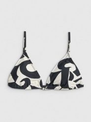 4F Góra od bikini damska - czarno-biała S. Białe bikini damskie 4f, s, bez wzorów. Za 59.99 zł.