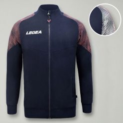 Kobieta Biegowa Kurtka Lekka Oddychająca Niebieska-Pomarańczowa Neon. Niebieskie kurtki sportowe damskie Legea, xs, bez wzorów, z materiału, bez kaptura, do biegania. Za 136.00 zł.