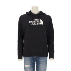 Second life - Damska bluza z kapturem TNF czarna - Stan bardzo dobry. Czarne bluzy damskie The North Face, bez wzorów, z kapturem, trekkingowe. Za 127.76 zł.