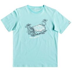 Quiksilver Bluzka Chłopięca Wasup Braddah Ss 128 Turkusowa. T-shirty dla chłopców marki Quiksilver. Za 89.00 zł.