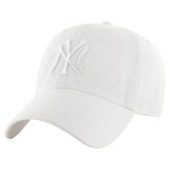 Czapka z daszkiem męska 47 New York Yankees MLB Clean Up Cap. Czarne czapki i kapelusze męskie 47 Brand, bez wzorów, z bawełny, sportowe. Za 109.99 zł.