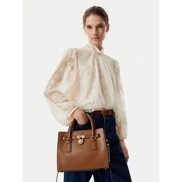 Torebka MICHAEL Michael Kors. Brązowe torebki do ręki damskie MICHAEL Michael Kors, bez wzorów, klasyczne, bez dodatków. Za 1,059.99 zł.