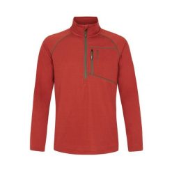 Polar 1/4 zip Protest Kody. Czerwone bluzy męskie Protest, na zimę, bez wzorów, z polaru, bez kaptura. W wyprzedaży za 181.85 zł.
