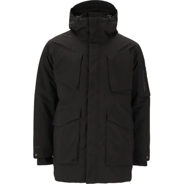 Parka Whistler Graysville 10000. Czarne parki męskie Whistler, na zimę, m, bez wzorów, z materiału, eleganckie, z kapturem. Za 498.95 zł.