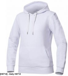 Ardon Damska bluza kangurek elastyczny śćiągacz pa i rękawy % bawełna, % poliester, g/m biały H6714 XL. Białe bluzy damskie Ardon, m, bez wzorów, z bawełny, bez kaptura. Za 103.54 zł.