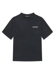 Napapijri T-Shirt S-Ahr NP0A88ZO D Czarny Regular Fit. Czarne t-shirty dla chłopców Napapijri, bez wzorów, z bawełny, bez ramiączek. Za 89.99 zł.