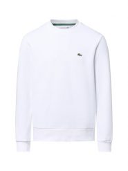 Lacoste bluza nierozpinana Mężczyźni Materiał dresowy biały, XXL. Białe bluzy męskie Lacoste, m, z aplikacjami, z dresówki, bez kaptura. Za 499.95 zł.