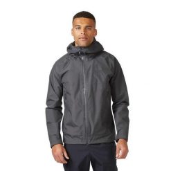 Kurtka przeciwdeszczowa męska Rab Namche Gore-Tex Paclite Jacket z kapturem. Zielone bluzy męskie RAB, l, bez wzorów, z gore-texu, sportowe, z kapturem. Za 839.99 zł.