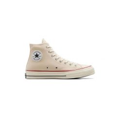 Buty Converse Chuck 70 Vintage Canvas High Beżowy. Białe trampki i tenisówki damskie Converse, bez wzorów, z tkaniny, eleganckie, bez zapięcia. Za 401.85 zł.