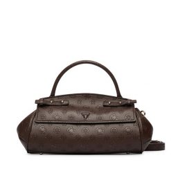 Torebka Guess. Brązowe torebki do ręki damskie Guess, z aplikacjami, klasyczne, bez dodatków. Za 584.99 zł.