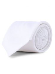 Mc Earl Krawat Mężczyźni biały, ONE SIZE. Białe krawaty i muchy Mc Earl, bez wzorów, z mikrofibry, eleganckie. Za 99.95 zł.