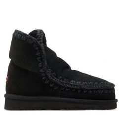 Śniegowce Mou. Czarne kozaki damskie Mou. Za 979.99 zł.