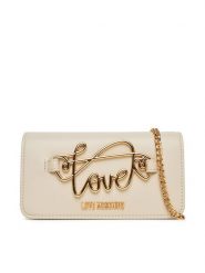 LOVE MOSCHINO Torebka JC5736PP0MKG0110 Écru. Torebki do ręki damskie Love Moschino, bez wzorów, ze skóry, wizytowe, bez dodatków. Za 399.99 zł.