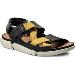 Sandały CLARKS - Trisand Sun 261333027 Blue. Niebieskie sandały męskie Clarks, z materiału. W wyprzedaży za 239.00 zł.