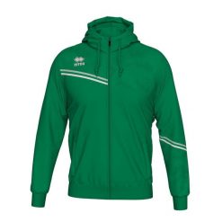 Bluza Errea Eber Ad Dorośli. Zielone bluzy sportowe męskie ERREA, l, bez wzorów, z materiału, z kapturem, na fitness i siłownię. Za 291.00 zł.