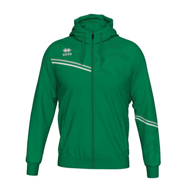 Bluza Errea Eber Ad Dorośli. Zielone bluzy męskie ERREA, l, bez wzorów, z materiału, z kapturem. Za 248.00 zł.