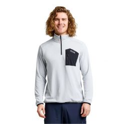 Bluza Polarowa Slam Act Lgt Grid Dorosłych. Niebieskie bluzy męskie SLAM, na zimę, l, bez wzorów, z materiału, z kapturem. Za 609.99 zł.