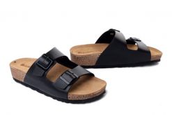 Inblu NM-39 014 Czarny, klapki damskie. Czarne klapki damskie Inblu, bez wzorów, bez obcasa. Za 89.99 zł.