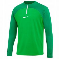 Męska Bluza Academy DriFIT Drill. Zielone bluzy męskie Nike, m, bez wzorów, bez kaptura. Za 212.99 zł.