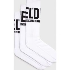 Diesel - Skarpety (3-pack). Szare skarpety męskie Diesel, z bawełny. Za 49.90 zł.