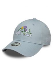 New Era Czapka z daszkiem Beaded 9FORTY 60667659 Błękitny. Niebieskie czapki i kapelusze damskie New Era, bez wzorów, z bawełny. Za 129.99 zł.