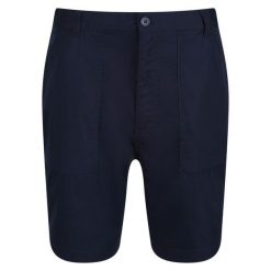 Shorty Męskie. Niebieskie krótkie spodenki sportowe męskie Regatta, l, bez wzorów, trekkingowe. Za 92.99 zł.