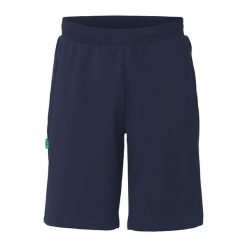 Szorty Uhlsport ID. Niebieskie krótkie spodenki sportowe męskie Uhlsport, bez wzorów, do piłki nożnej. Za 194.00 zł.