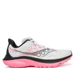 Buty do biegania Saucony. Białe obuwie sportowe damskie Saucony, bez wzorów, do biegania. Za 539.99 zł.